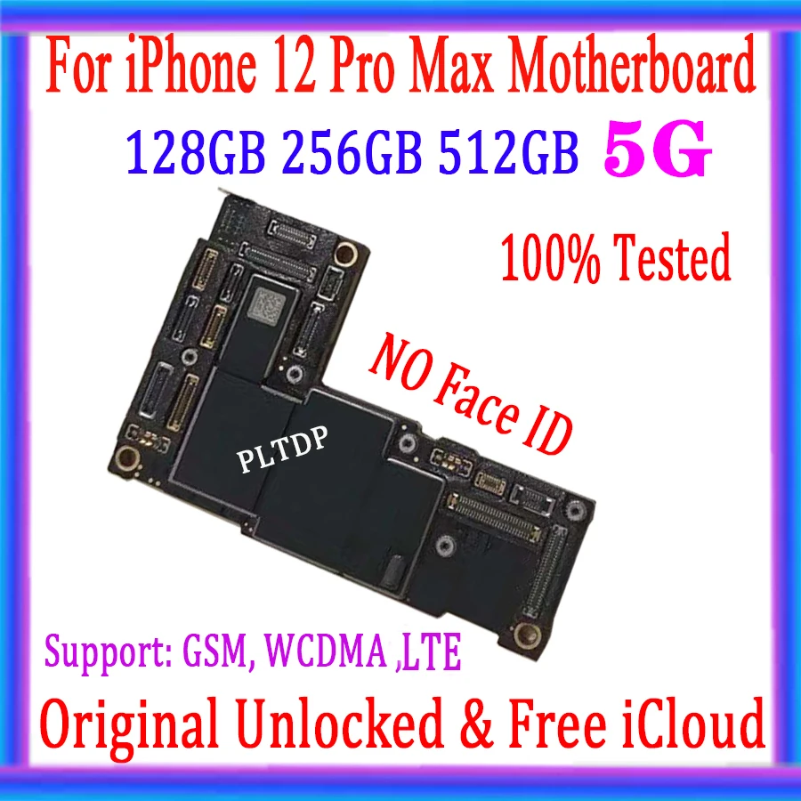 Official version For iPhone 12 pro max Motherboard 128GB/256GB/512,100% Original clean iCloud Logic board Tested, With/NO FaceID
Official version For iPhone 12 pro max Motherboard 128GB/256GB/512,100% Original clean iCloud Logic board Tested, With/NO FaceID