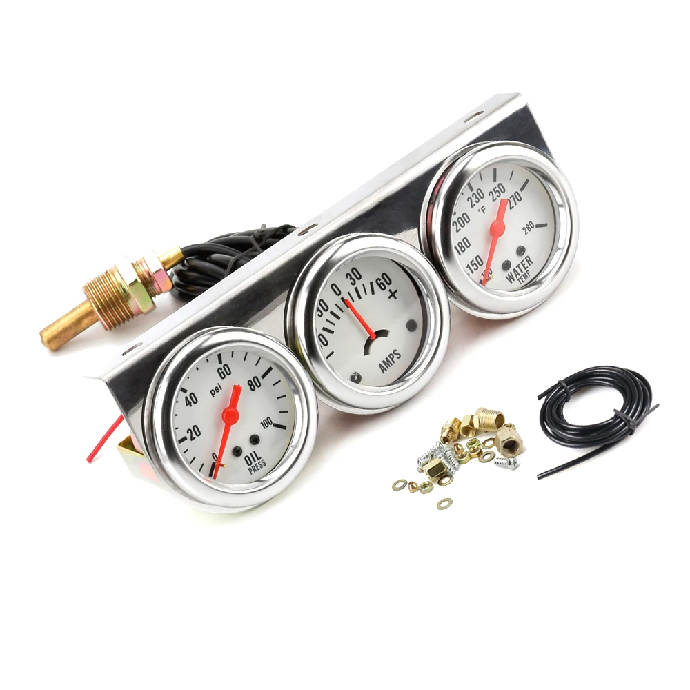 Triple Combination Instrument Oil Pressure Water Temperature And Current Auto Modified Mechanical Instrument 12V Universal
Triple Combination Instrument Oil Pressure Water Temperature And Current Auto Modified Mechanical Instrument 12V Universal