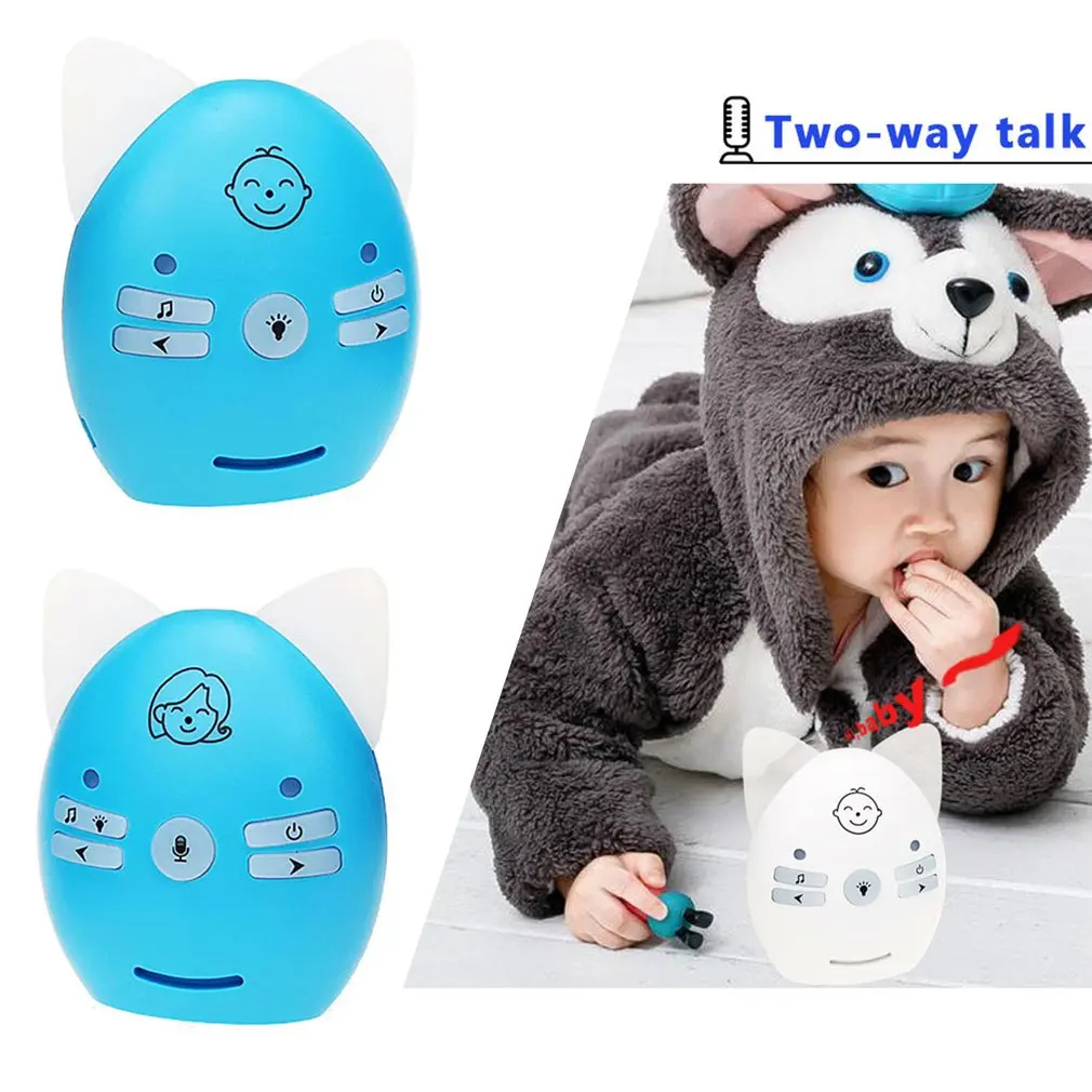 

Wireless Voice Intercom Sound Reminder Music Night Light Cry Voice Alarm Sensitive Transmission Baby Monitor Two Way Talk
