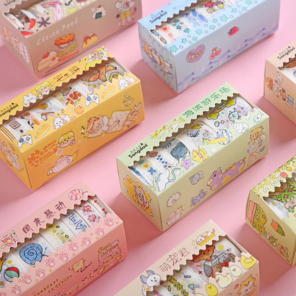 6 рулонов/набор 2 м милая мультяшная васи лента Kawaii клейкая лента декоративная маскирующая лента для детей Скрапбукинг DIY принадлежности Кан...
6 рулонов/набор 2 м милая мультяшная васи лента Kawaii клейкая лента декоративная маскирующая лента для детей Скрапбукинг DIY принадлежности Кан...