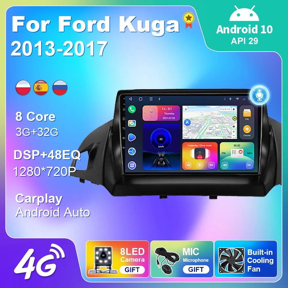 For Ford Kuga Escape 2013-2017 Android Car Radio Intelligent System Multimedia Video Player Stereo Navigation GPS No 2din 2 Din
For Ford Kuga Escape 2013-2017 Android Car Radio Intelligent System Multimedia Video Player Stereo Navigation GPS No 2din 2 Din