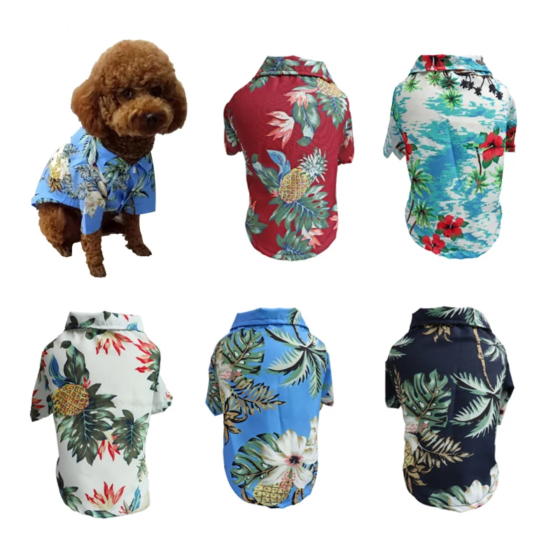 Dog Printed Shirts Clothes Summer Beach Clothes Vest Pet Clothing Floral T-Shirt Hawaiian For Small Medium Cat Dog Chihuahua
Dog Printed Shirts Clothes Summer Beach Clothes Vest Pet Clothing Floral T-Shirt Hawaiian For Small Medium Cat Dog Chihuahua