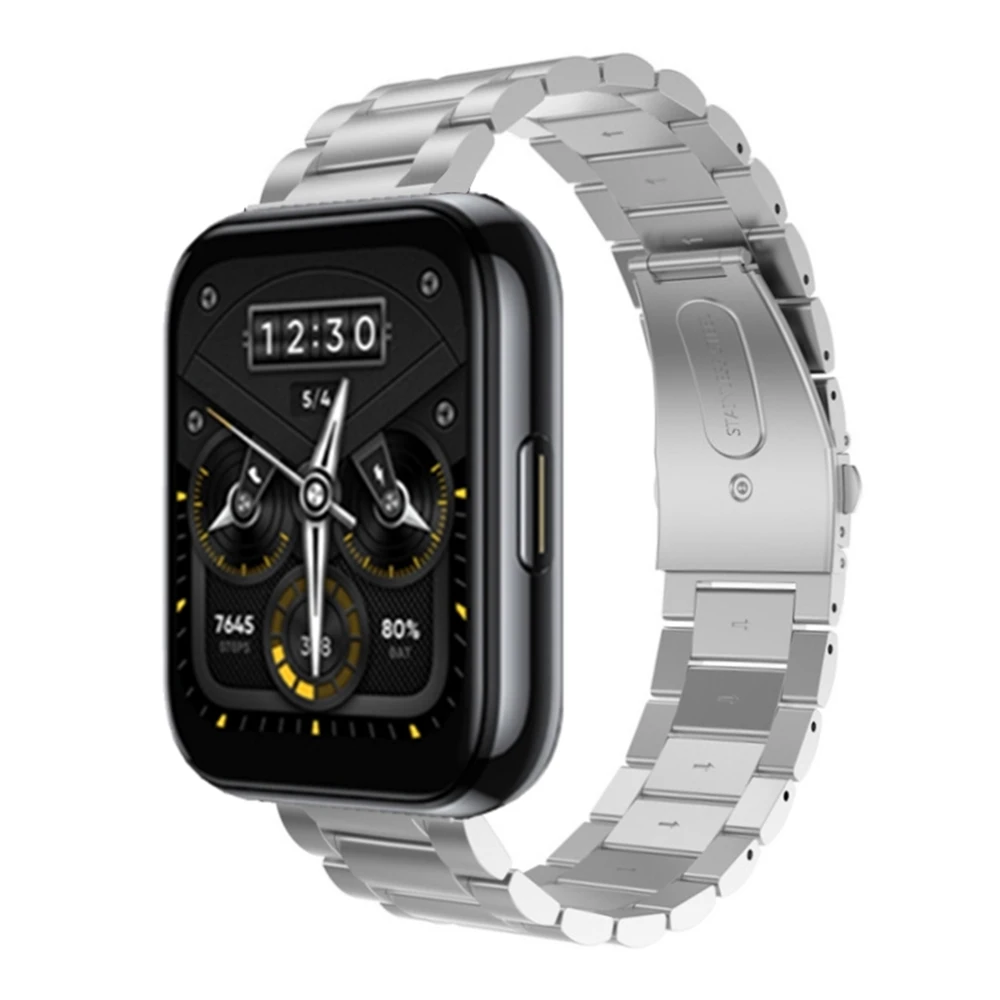 Металлический ремешок из нержавеющей стали для часов Realme Watch 2/2 Pro, ремешок для смарт-часов, классический браслет, аксессуары для часов Realme ...
Металлический ремешок из нержавеющей стали для часов Realme Watch 2/2 Pro, ремешок для смарт-часов, классический браслет, аксессуары для часов Realme ...