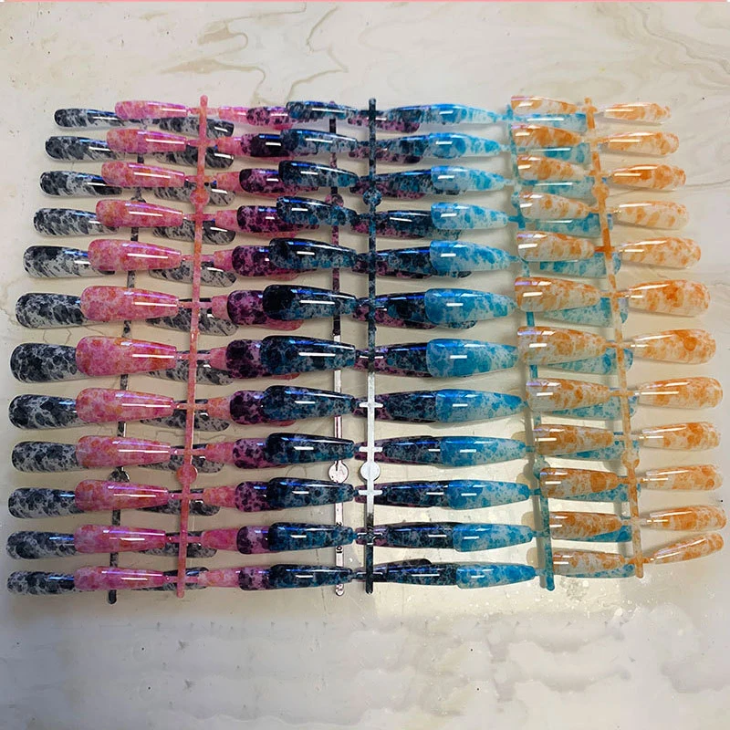 1set/24pcs long ballet coffin kake Nails Color Press On Nail Tips Removable Varnish Manicure Glue Style Ladies Decorations
1set/24pcs long ballet coffin kake Nails Color Press On Nail Tips Removable Varnish Manicure Glue Style Ladies Decorations