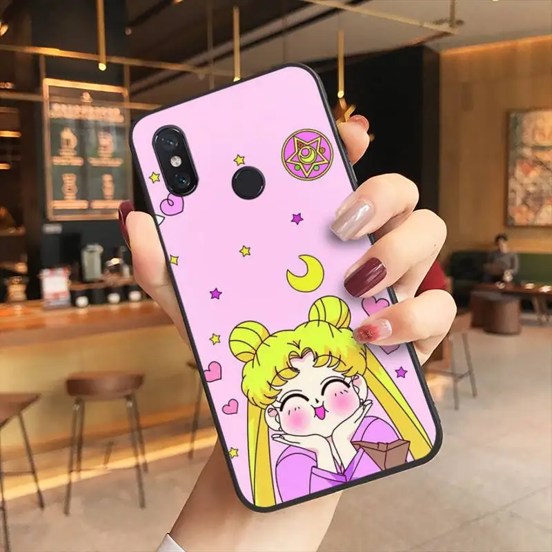 Cute Sailor Moon Anime Phone Case Black Cover For Xiaomi 6X 8 8Lite 9T 10 10Lite Note 8 8T 9Pro 9Promax Cases
Cute Sailor Moon Anime Phone Case Black Cover For Xiaomi 6X 8 8Lite 9T 10 10Lite Note 8 8T 9Pro 9Promax Cases