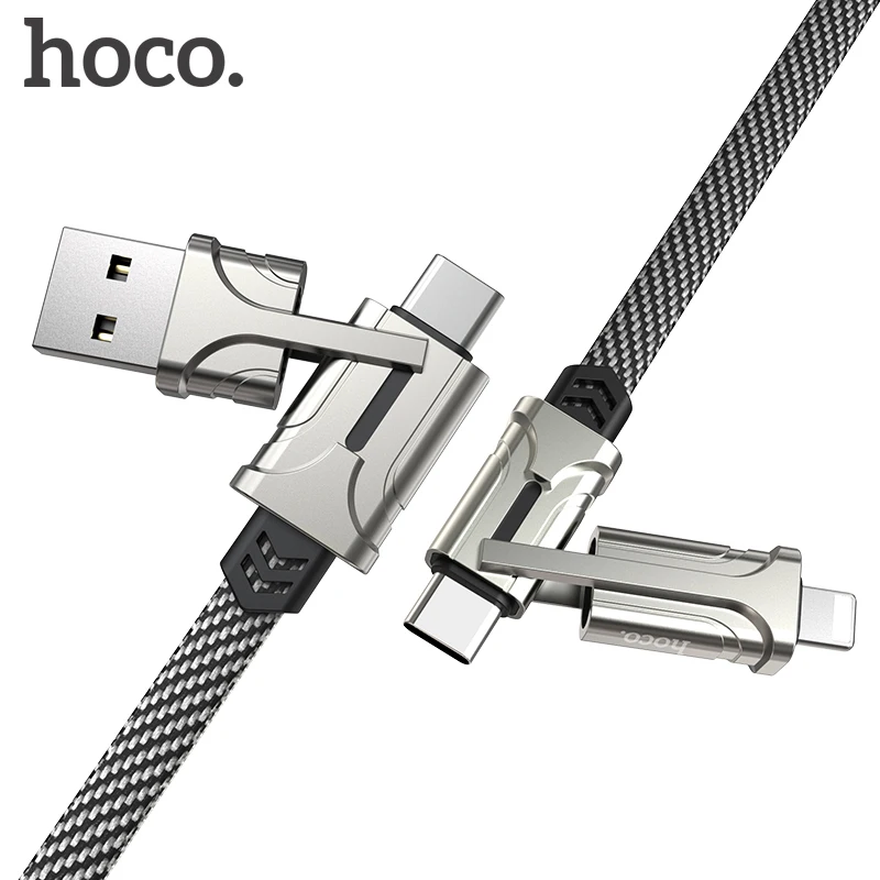 HOCO 4in1 USB Type C Cable 60W Metal PD Fast Charger Cable USB C to Type C Wire for Samsung Xiaomi iPhone11 MacBook Pro Air iPad
HOCO 4in1 USB Type C Cable 60W Metal PD Fast Charger Cable USB C to Type C Wire for Samsung Xiaomi iPhone11 MacBook Pro Air iPad