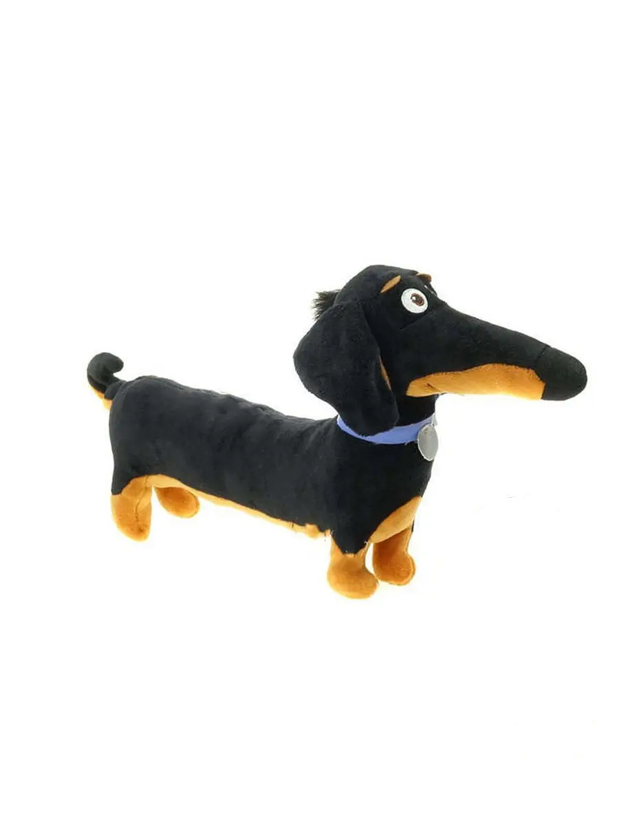 Мягкая игрушка такса Бадди 40 см из мультфильма Тайная жизнь домашних животных |