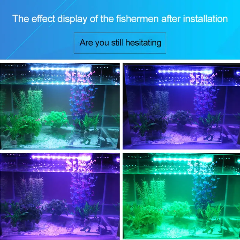 Aquarium Light LED Waterproof Fish Tank Light Underwater Fish Lamp Aquariums Decor Lighting Plant Lamp 19-49CM 220V EU Power
Aquarium Light LED Waterproof Fish Tank Light Underwater Fish Lamp Aquariums Decor Lighting Plant Lamp 19-49CM 220V EU Power