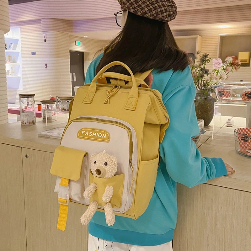 Kawai Preppy Backpack Women Candy Colors Backpacks Cute Travel School Bags for Teenage Girl
Kawai Preppy Backpack Women Candy Colors Backpacks Cute Travel School Bags for Teenage Girl