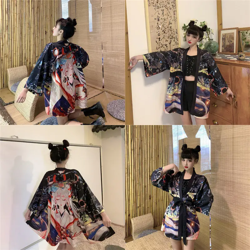 Women Summer Shirt Samurai Traditional Kimono Japanese Blouse Top Haori Yukata Male Samurai Costume Jacket Clothing Clothes
Women Summer Shirt Samurai Traditional Kimono Japanese Blouse Top Haori Yukata Male Samurai Costume Jacket Clothing Clothes