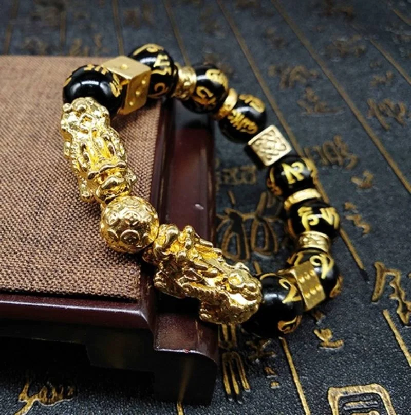 Gold Color Brave Troops Stone Beads Bangles Bracelets Chinese Lucky Energy Bracelet for Men Fashion Jewelry
Gold Color Brave Troops Stone Beads Bangles Bracelets Chinese Lucky Energy Bracelet for Men Fashion Jewelry