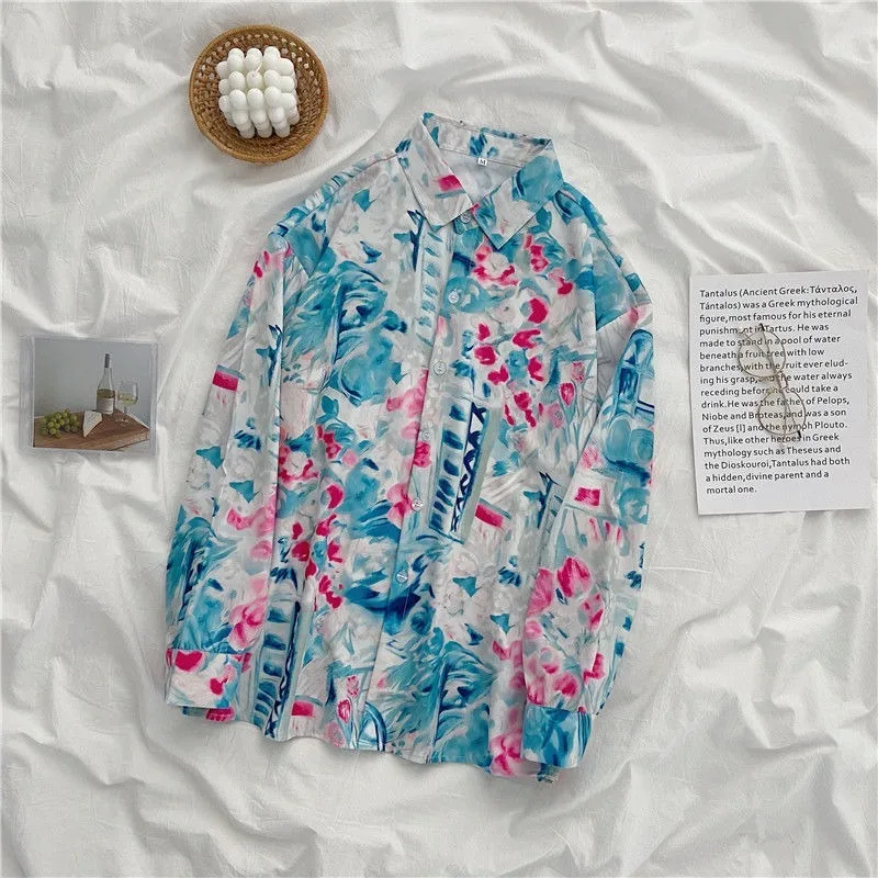 Women Shirts Hot Sale Korea Fashion Breasted Vintage Print Street England Loose Femme Long Sleeve Casual Shirts
Women Shirts Hot Sale Korea Fashion Breasted Vintage Print Street England Loose Femme Long Sleeve Casual Shirts