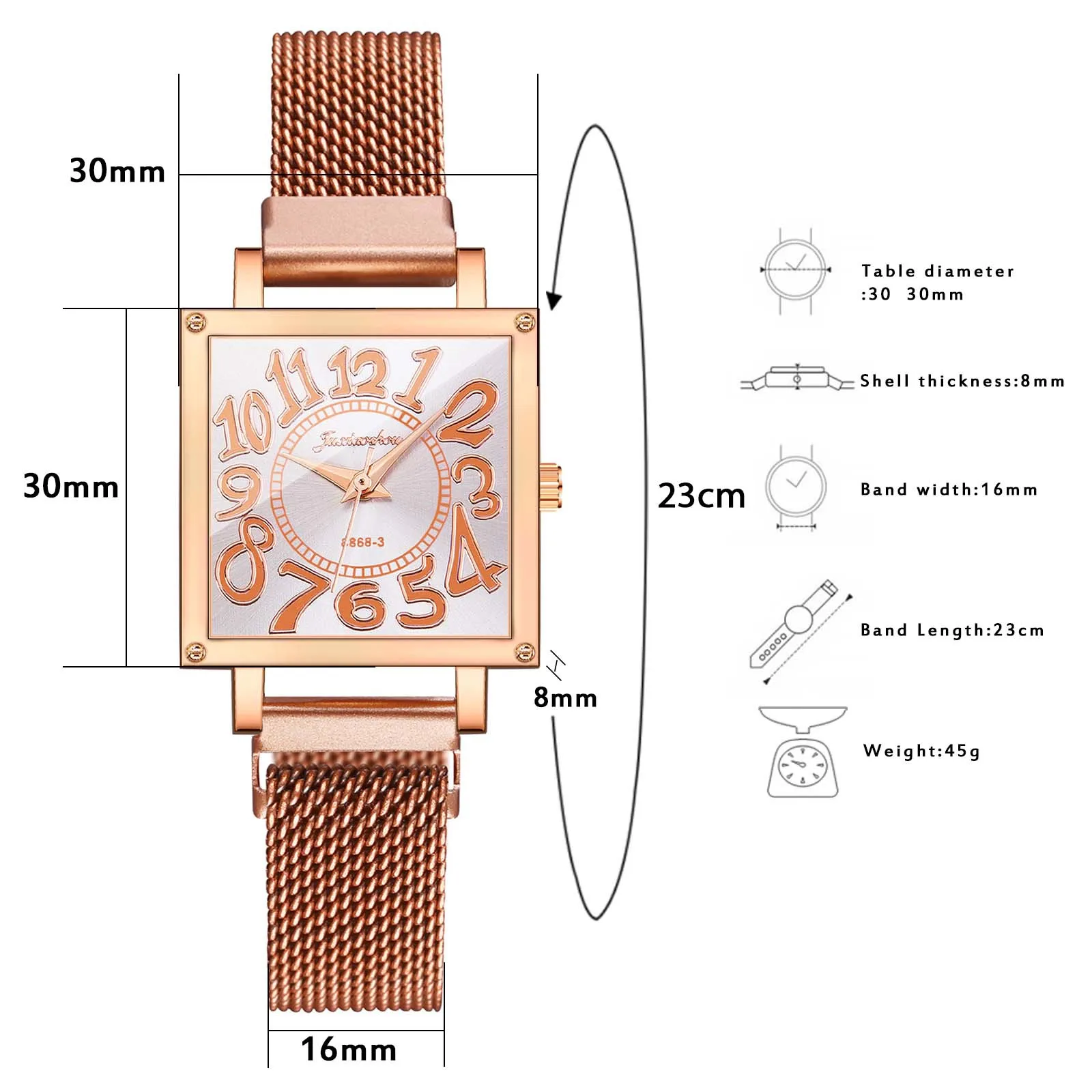 Women Fashion Watch Stainless Steel Casual Dress Wrist Crystal Jewelry Vetement Fille Ropa nia Meisjes Kledi
Women Fashion Watch Stainless Steel Casual Dress Wrist Crystal Jewelry Vetement Fille Ropa nia Meisjes Kledi