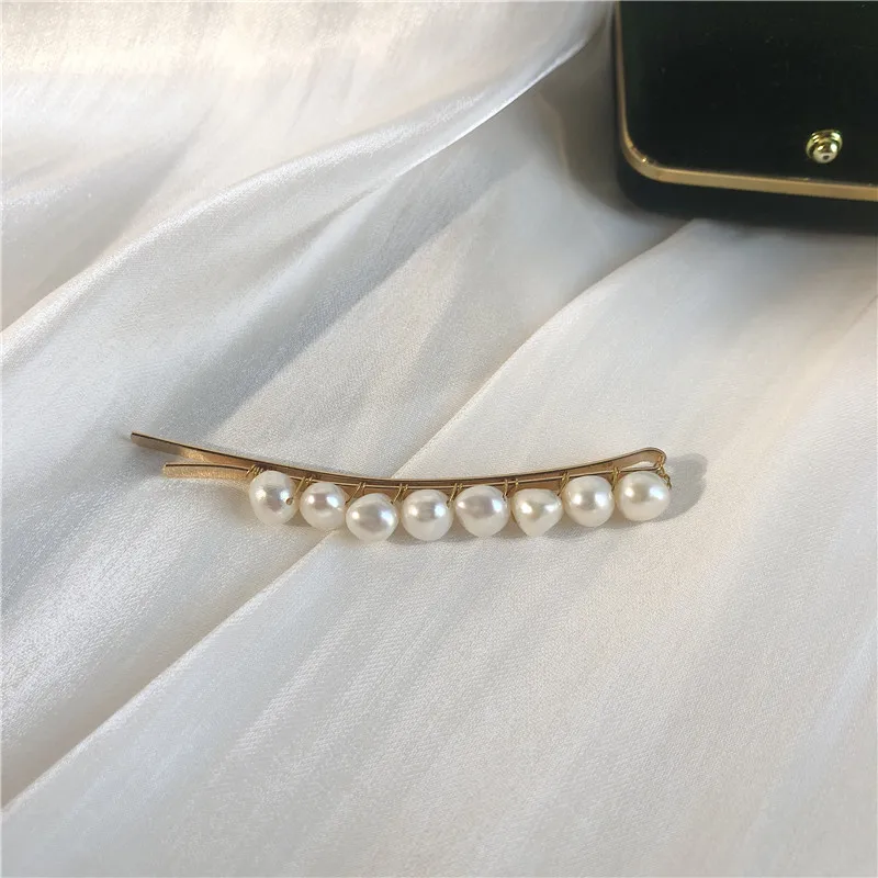 2021 new French word clip freshwater special-shaped pearl hair clip fashion girl hair accessories
2021 new French word clip freshwater special-shaped pearl hair clip fashion girl hair accessories