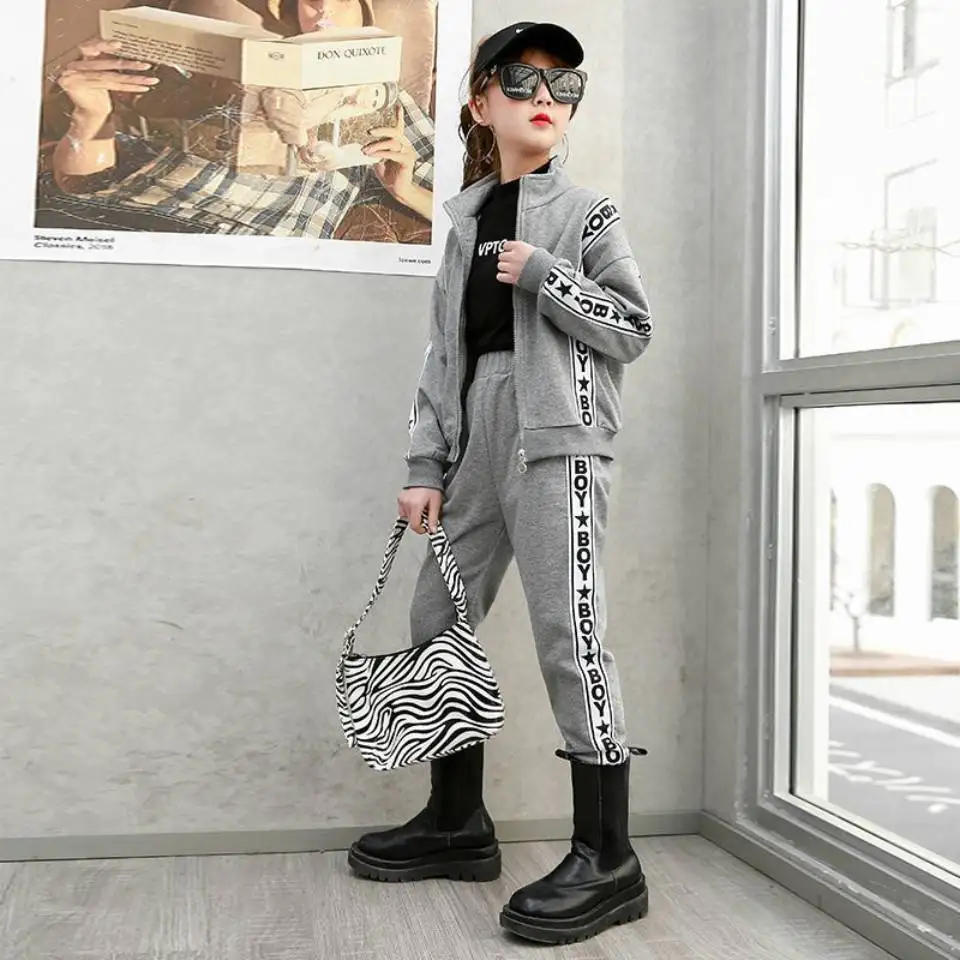 Girls Sports Suit Tracksuit 2 Piece Casual Set Baby irl Sportswear Jogging Track Suit Zipper Gym Clothing 3T 4 6 8 10 12Years
Girls Sports Suit Tracksuit 2 Piece Casual Set Baby irl Sportswear Jogging Track Suit Zipper Gym Clothing 3T 4 6 8 10 12Years