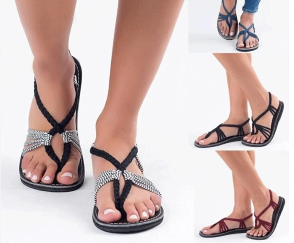 Comfortable Women Summer Flat Sandals Sexy Solid Open Toe Sandals Flip-Flops Plus Size Flat Shoe
Comfortable Women Summer Flat Sandals Sexy Solid Open Toe Sandals Flip-Flops Plus Size Flat Shoe