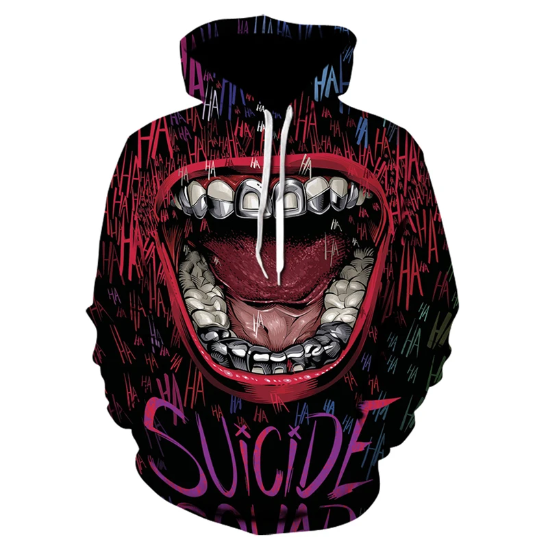 2020 haha joker 3D Print Sweatshirt Hoodies Men and women Hip Hop Funny Autumn Streetwear Hoodies Sweatshirt For Couples Clothes
2020 haha joker 3D Print Sweatshirt Hoodies Men and women Hip Hop Funny Autumn Streetwear Hoodies Sweatshirt For Couples Clothes