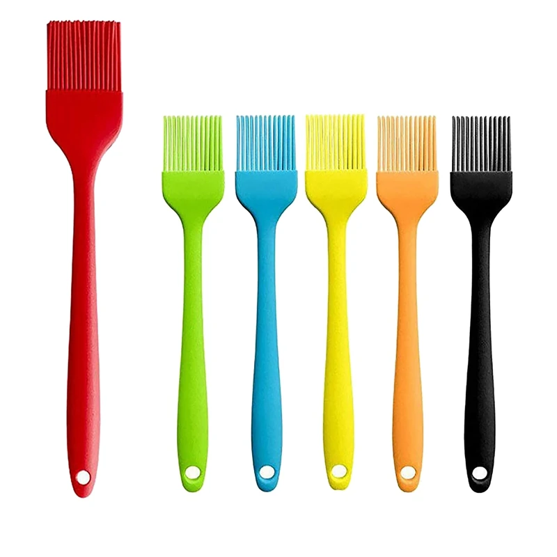 Silicone Basting Brush For Cooking,High Temperature Resistance Basting Brush For Baking,BBQ And Kitchen Cooking,Set Of 6
Silicone Basting Brush For Cooking,High Temperature Resistance Basting Brush For Baking,BBQ And Kitchen Cooking,Set Of 6