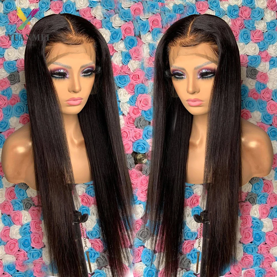 YUANMEI Middle Part Lace Wigs Brazilian Long Bone Straight Human Hair Wigs T Part Lace Part Wig 30 Inch Pre Plucked
YUANMEI Middle Part Lace Wigs Brazilian Long Bone Straight Human Hair Wigs T Part Lace Part Wig 30 Inch Pre Plucked