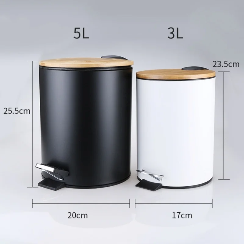 3/5L Wooden Flip Step Trash Can Garbage Rubbish Bin Waste Container Organizer for Bathroom Kitchen Office A07 21 Dropshipping
3/5L Wooden Flip Step Trash Can Garbage Rubbish Bin Waste Container Organizer for Bathroom Kitchen Office A07 21 Dropshipping