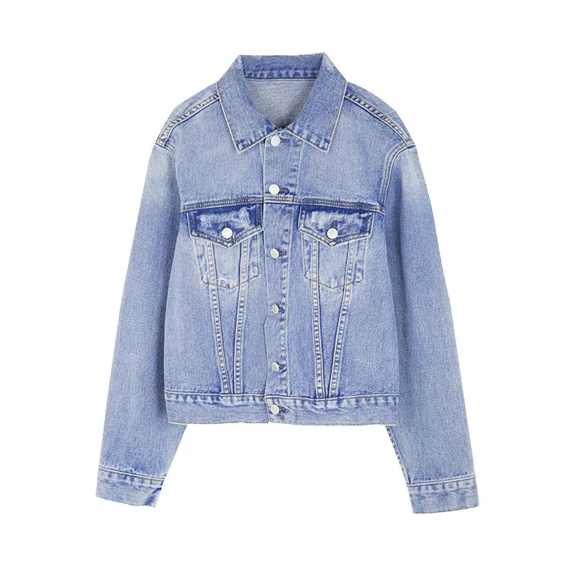 2021 spring foreign trade OL temperament Korean version of long-sleeved lapel straight type women's jacket jacket women
2021 spring foreign trade OL temperament Korean version of long-sleeved lapel straight type women's jacket jacket women