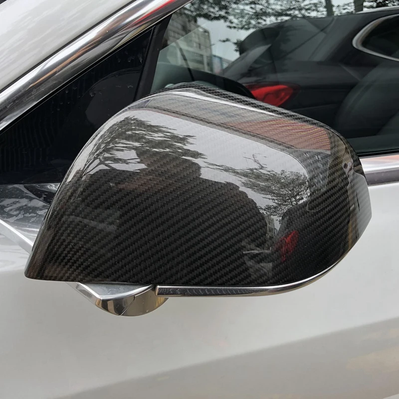 NewReal Carbon Fiber Car Side Mirror Cover Rearview Mirrors Trim for Tesla Model 3 2018-2019
NewReal Carbon Fiber Car Side Mirror Cover Rearview Mirrors Trim for Tesla Model 3 2018-2019