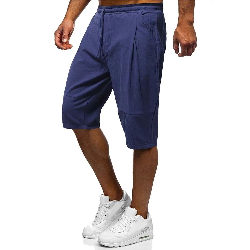 Mens Cotton Linen Drawstring Shorts Trousers Summer Casual Cargo Fitness Pants Compression Pant Male Tights Leggings For Running
Mens Cotton Linen Drawstring Shorts Trousers Summer Casual Cargo Fitness Pants Compression Pant Male Tights Leggings For Running