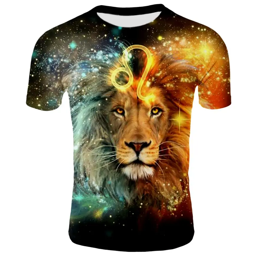 Men's T-shirt 2021 Top Lion 3D T-shirt T-shirt Round Neck Slim Soft Anime Manga T-shirt Clothes
Men's T-shirt 2021 Top Lion 3D T-shirt T-shirt Round Neck Slim Soft Anime Manga T-shirt Clothes