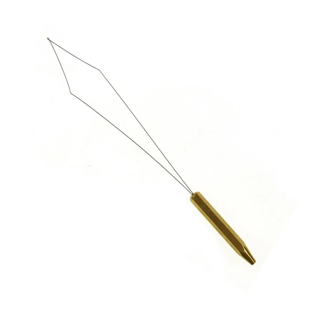 Brass Handle Bobbin Threader Fly Fishing Tying Thread Half Hitch Bug Binding Tying Tools Pesca Iscas Fish Tackle Accessories
Brass Handle Bobbin Threader Fly Fishing Tying Thread Half Hitch Bug Binding Tying Tools Pesca Iscas Fish Tackle Accessories