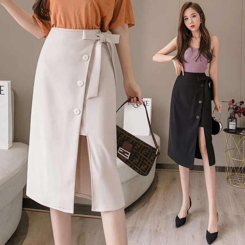 2021 Spring & Summer New Skirts Ins Sweet High-waist Lace-up Sexy Hip Midi Skirt Mid-length Lace-up Skirt Young Women BSQ323
2021 Spring & Summer New Skirts Ins Sweet High-waist Lace-up Sexy Hip Midi Skirt Mid-length Lace-up Skirt Young Women BSQ323