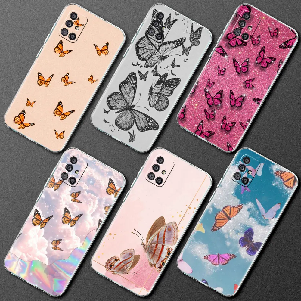 Clear Phone Case For Samsung Galaxy A51 5G A71 A21s A31 A12 A52 A41 A91 A11 A32 A72 Soft Cover Beautiful Diamond Butterfly Funda
Clear Phone Case For Samsung Galaxy A51 5G A71 A21s A31 A12 A52 A41 A91 A11 A32 A72 Soft Cover Beautiful Diamond Butterfly Funda