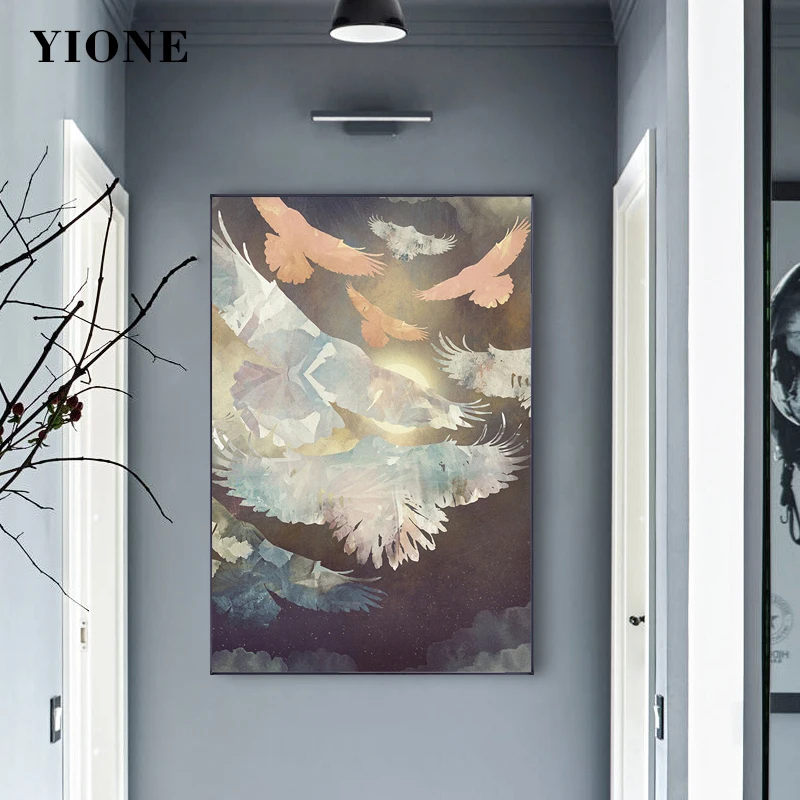 Nordic Animal Canvas Paintings Abstract Eagle Flamingo Landscape Posters and Prints Wall Art Decoration Picture for Living Room
Nordic Animal Canvas Paintings Abstract Eagle Flamingo Landscape Posters and Prints Wall Art Decoration Picture for Living Room