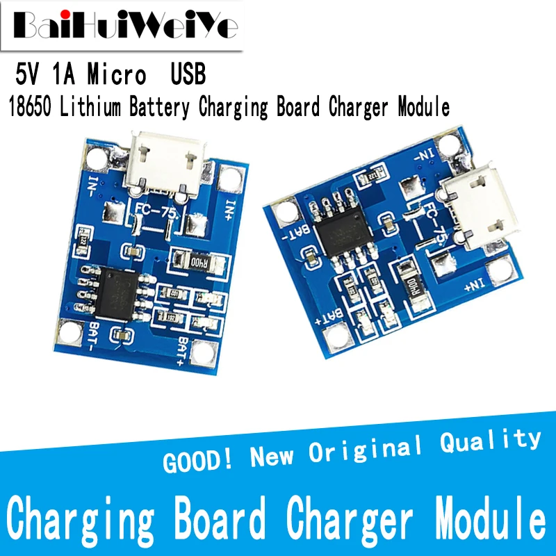 10 шт., зарядная плата 5 в 1 а с MICRO USB 18650 для литиевой батареи, модуль зарядного устройства TP4056, зарядная плата модуля
10 шт., зарядная плата 5 в 1 а с MICRO USB 18650 для литиевой батареи, модуль зарядного устройства TP4056, зарядная плата модуля