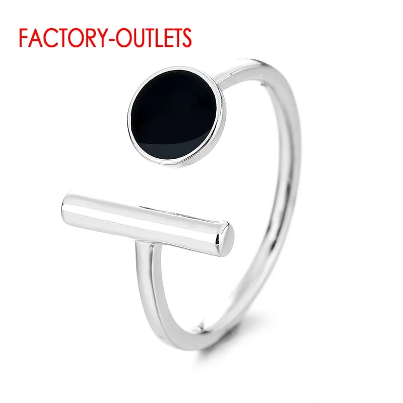 Adjustable 925 Sterling Silver Ring Black Zircon Geometric Elements Finger Rings For Women New Collection Fashion Bijoux
Adjustable 925 Sterling Silver Ring Black Zircon Geometric Elements Finger Rings For Women New Collection Fashion Bijoux