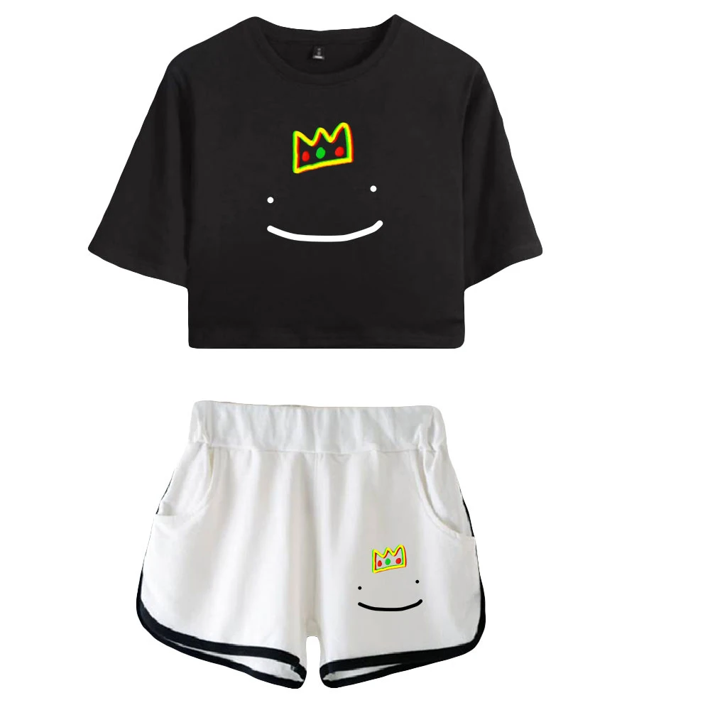 Женский спортивный костюм Ranboo Merch, комплект из двух предметов, летний короткий топ с коротким рукавом и шорты Dreamwastaken, модная одежда, женский ...
Женский спортивный костюм Ranboo Merch, комплект из двух предметов, летний короткий топ с коротким рукавом и шорты Dreamwastaken, модная одежда, женский ...