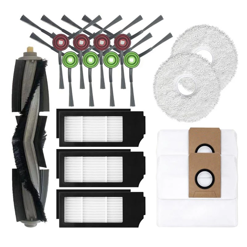 Filter Main Side Brush Dust Bag for Ecovacs Deebot X1 TURBO / OMNI Robot Vacuum Cleaner Replacement Accessories Parts 
Filter Main Side Brush Dust Bag for Ecovacs Deebot X1 TURBO / OMNI Robot Vacuum Cleaner Replacement Accessories Parts