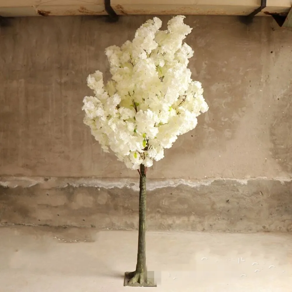 150CM Tall White Artificial Cherry Blossom Tree Runner Aisle Column Road Leads For Wedding T Station Centerpieces Supplies
150CM Tall White Artificial Cherry Blossom Tree Runner Aisle Column Road Leads For Wedding T Station Centerpieces Supplies