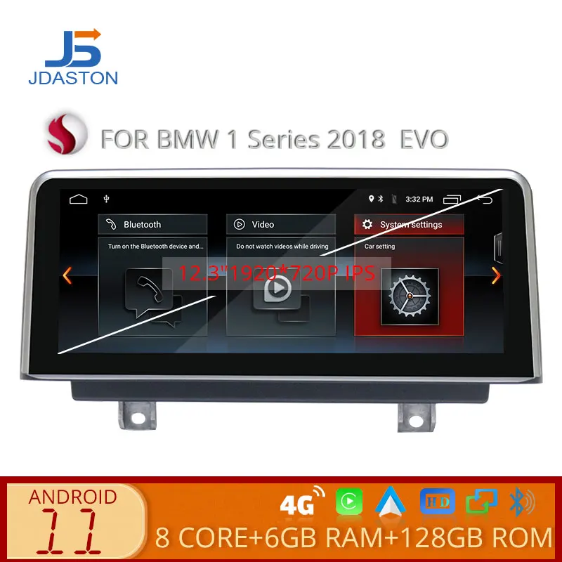 12.3" Android 11 Car Multimedia Player For BMW 1 Series 120i E81 E82 E87 E88 EVO System 2018 2019 2 Din Radio GPS Navi
12.3" Android 11 Car Multimedia Player For BMW 1 Series 120i E81 E82 E87 E88 EVO System 2018 2019 2 Din Radio GPS Navi