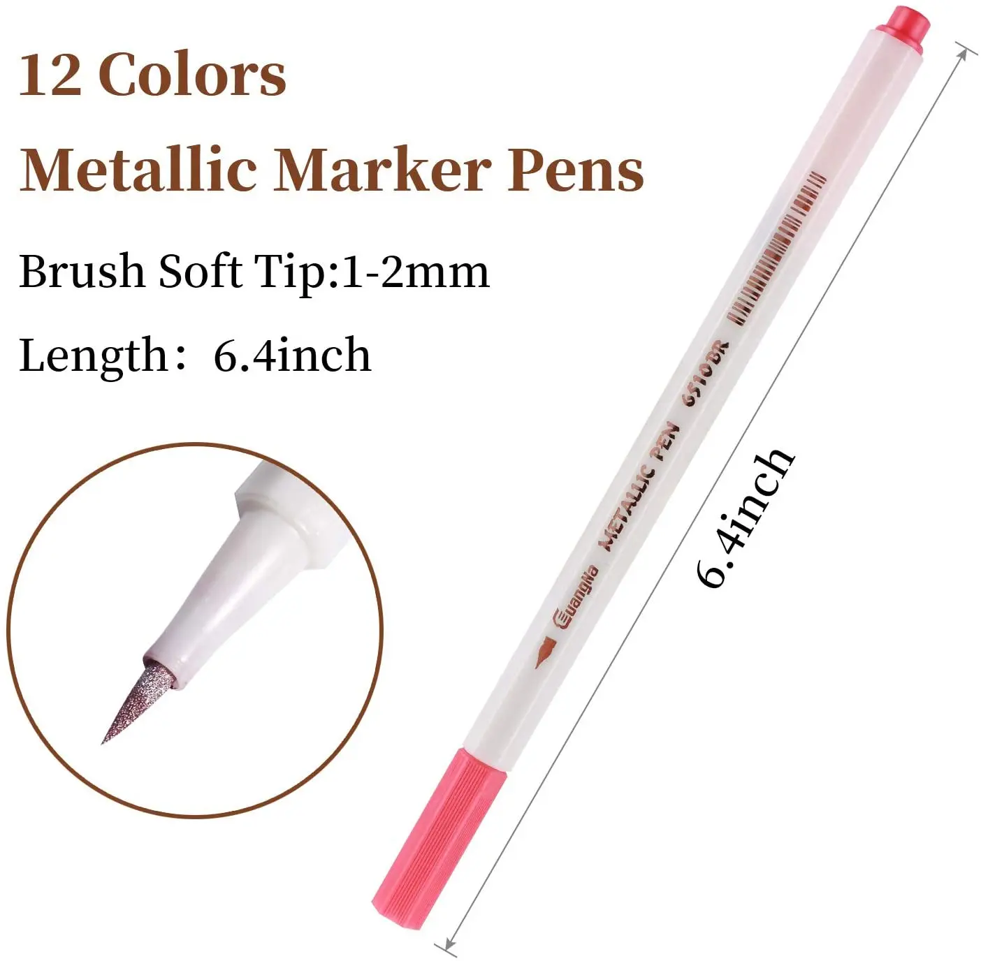 Набор металлических маркеров премиум-класса 12/30 цветов | Канцтовары для офиса и