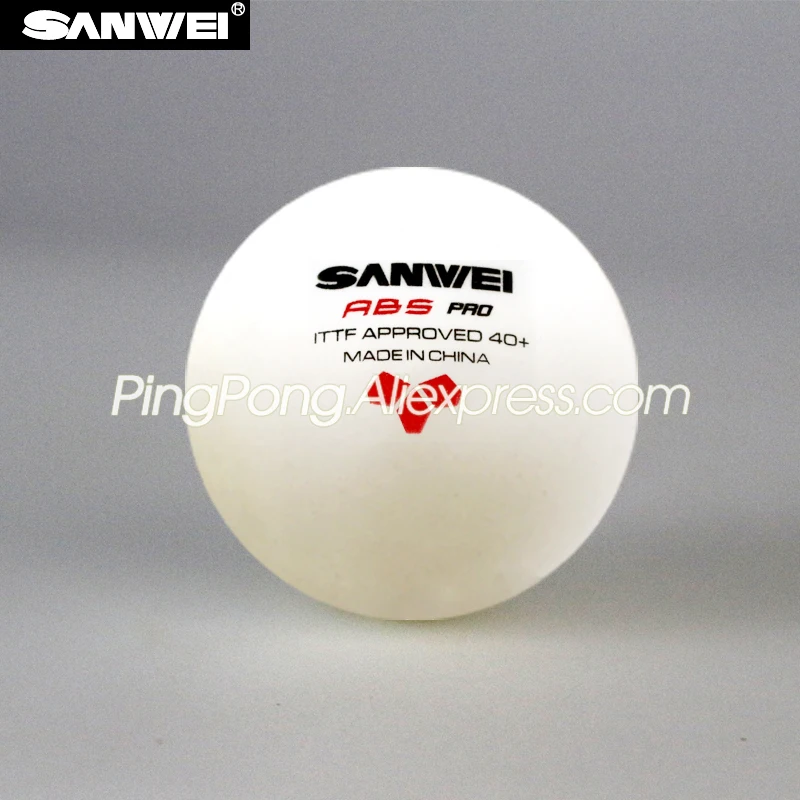 60 мячей SANWEI 3 звезды мяч для настольного тенниса ABS PRO Star мячи пинг понга ITTF