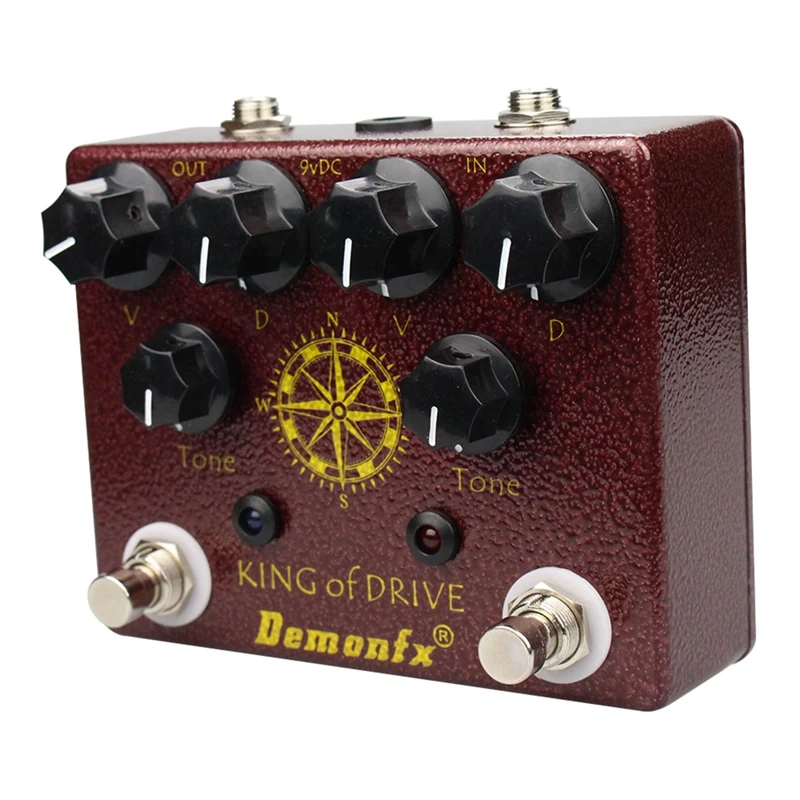Demonfx King of Tone Overdrive Stomp Analog Based on Analog Man Effect King of Drive Guitar Effect Pedal Accessories
Demonfx King of Tone Overdrive Stomp Analog Based on Analog Man Effect King of Drive Guitar Effect Pedal Accessories