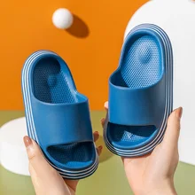 Summer Infant Kids Indoor Slippers Floor Flat Shoes Indoor Flip Flops Child Non-slip Bathroom Home Slippers Zapatillas De Hombre