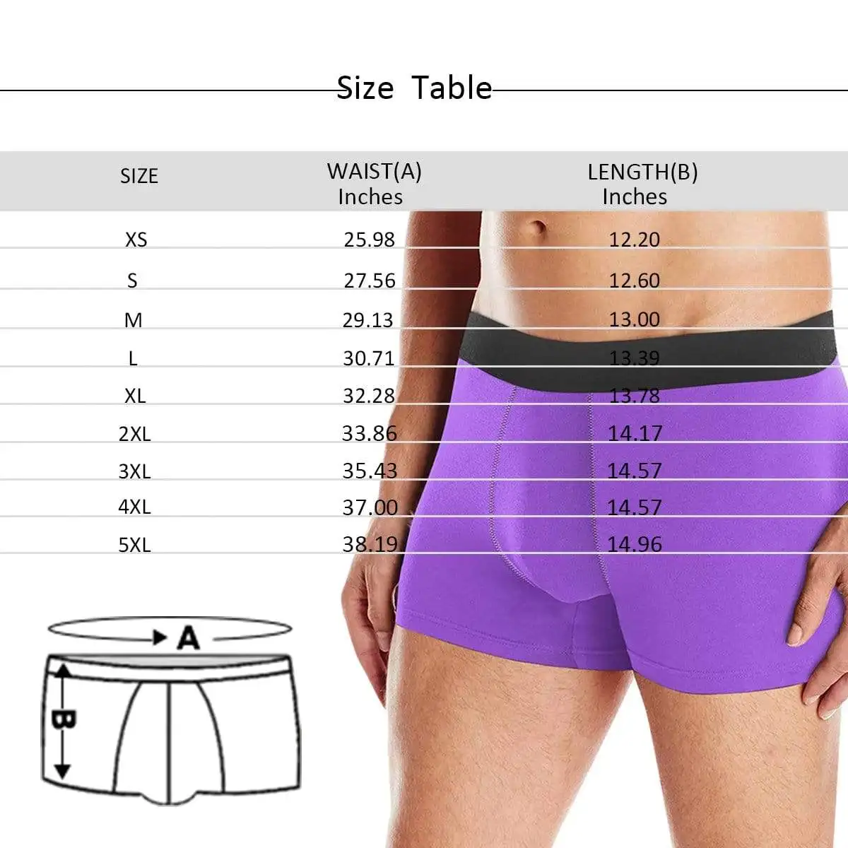 M Yescustom Custom Face Men's Print Boxer Personalize Photo Briefs Valentines Day Wedding Husband Gift Cotton Casual Underwear
M Yescustom Custom Face Men's Print Boxer Personalize Photo Briefs Valentines Day Wedding Husband Gift Cotton Casual Underwear