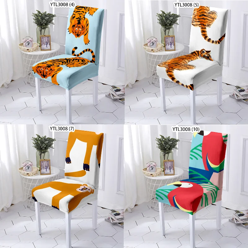 Чехол на стул с мультяшными животными тигром, чехлы на стулья для офиса, обеденного стула, чехол на стул, эластичный домашний декор, чехол на ...
Чехол на стул с мультяшными животными тигром, чехлы на стулья для офиса, обеденного стула, чехол на стул, эластичный домашний декор, чехол на ...