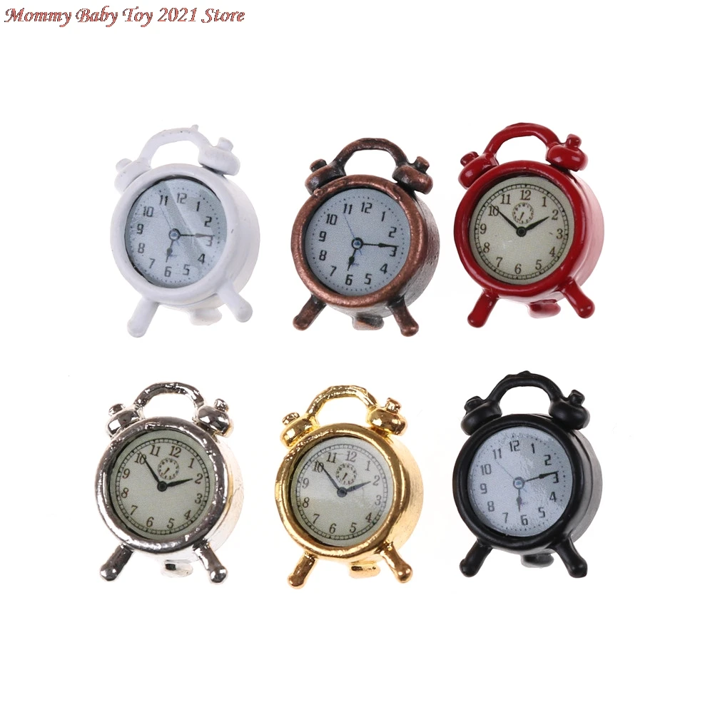 1pcs Lovely 1:12 Scale Alarm Clock Mini Home Decoration Dollhouse Miniature Toy Doll Kitchen Living Room Accessories 6 Colors
1pcs Lovely 1:12 Scale Alarm Clock Mini Home Decoration Dollhouse Miniature Toy Doll Kitchen Living Room Accessories 6 Colors
