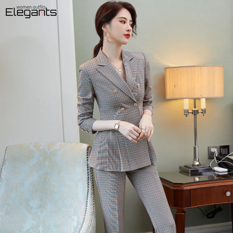 2022 Fashion Office Lady Work Wear Business Pant Suits Women 2 Piece Set Spring Autumn Career Interview Formal Blazer Set Female
2022 Fashion Office Lady Work Wear Business Pant Suits Women 2 Piece Set Spring Autumn Career Interview Formal Blazer Set Female