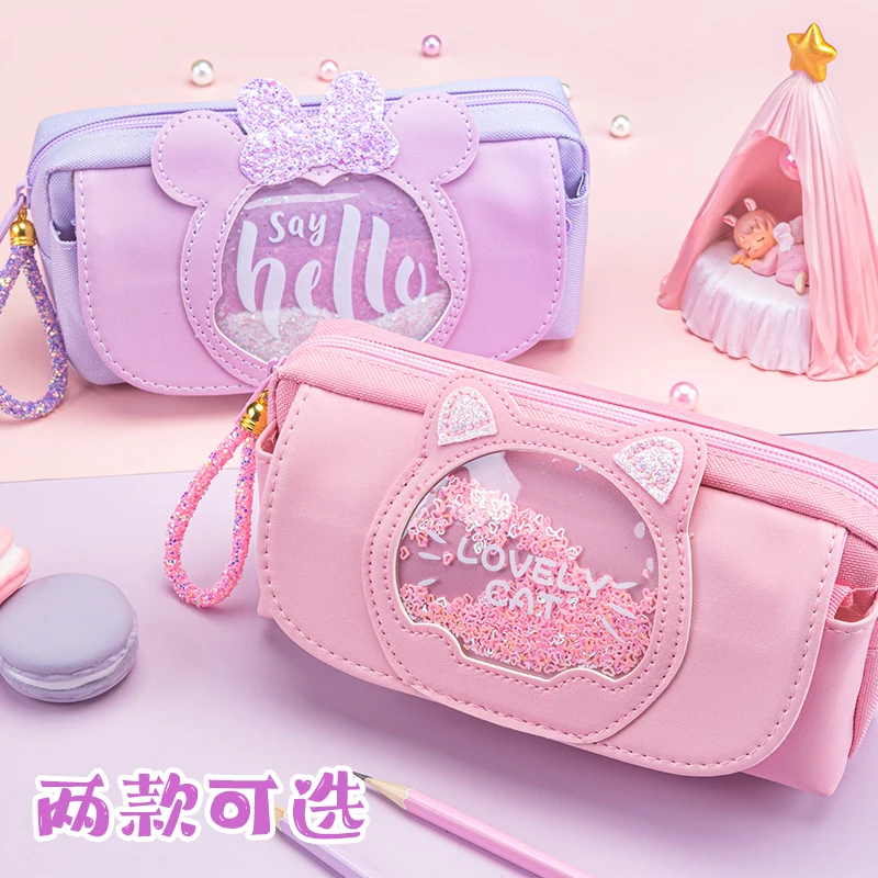 Large Capacity Pencil Bag Pen Case for Girls Student Lovely Cat Candy Color Rulers Pouch Organizer Stationery School Supplies
Large Capacity Pencil Bag Pen Case for Girls Student Lovely Cat Candy Color Rulers Pouch Organizer Stationery School Supplies