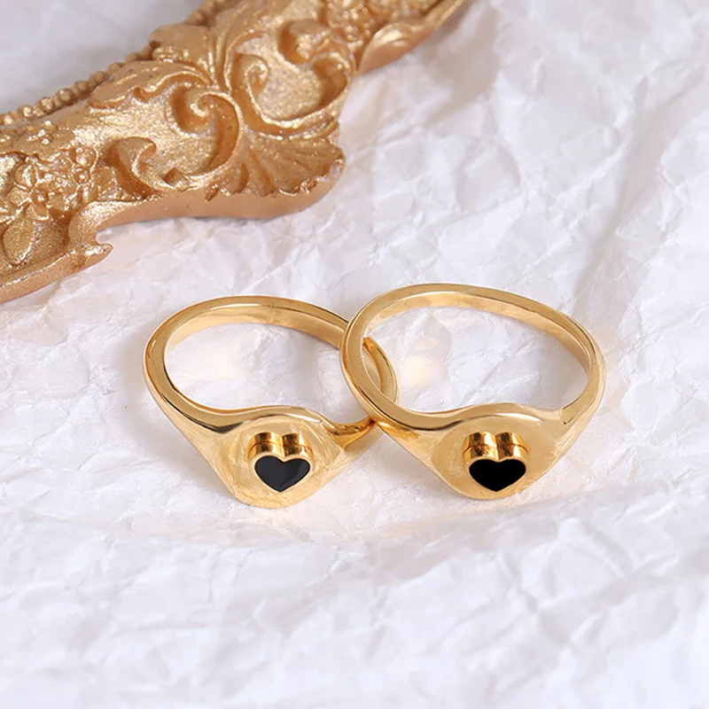 Titanium Steel Drop oil Heart Rings for Women Dating Ring Vintage Party Ring Geometric 2022 Trendy Female Couples Jewelry Gothic
Titanium Steel Drop oil Heart Rings for Women Dating Ring Vintage Party Ring Geometric 2022 Trendy Female Couples Jewelry Gothic