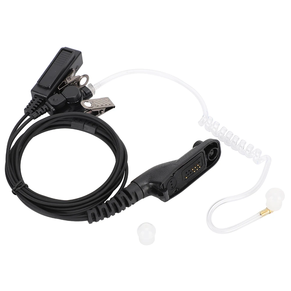 P8268 Secluded Headphone with PTT Microphone Throat Mic Headsets Compatible for Motorola
P8268 Secluded Headphone with PTT Microphone Throat Mic Headsets Compatible for Motorola
