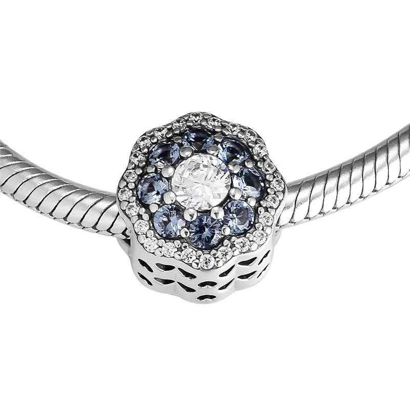 Blue Sparkle Flower Beads for Jewelry Making Spring 925 Sterling Silver Charm Beads for Bracelets & Bangles 2019 Jewelry
Blue Sparkle Flower Beads for Jewelry Making Spring 925 Sterling Silver Charm Beads for Bracelets & Bangles 2019 Jewelry